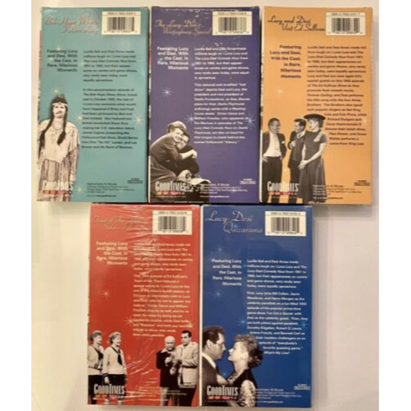 I Love Lucy Mania Collector Series 5-VHS Tape 5 Pack-Vhs Tapes Open Box - Picture 8 of 8